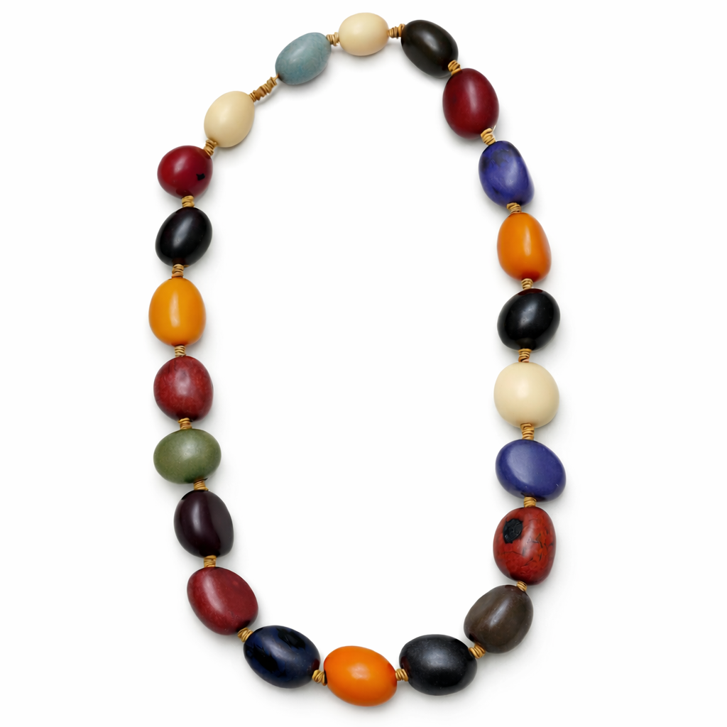 Treasures Forest Jarina Seed Statement Necklace