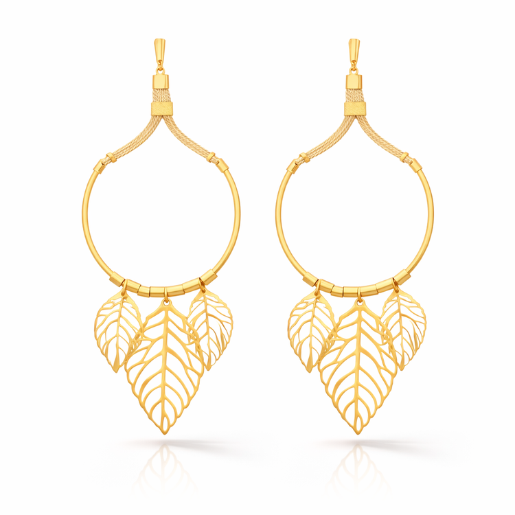 Ethereal Amazonia Spirit of the Forest Maxi Buriti Earrings