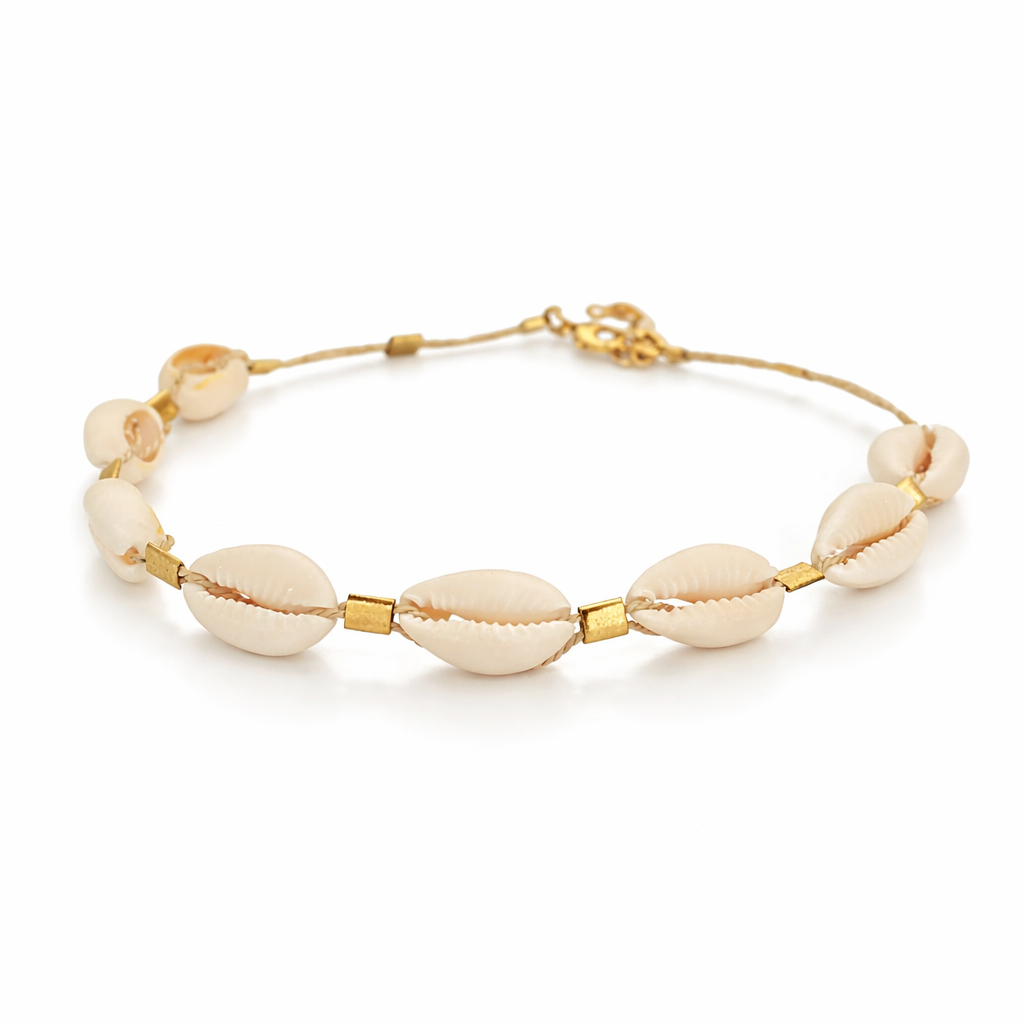 Ethereal Amazonia Coastal Shell Elegance Seashell Choker Necklace