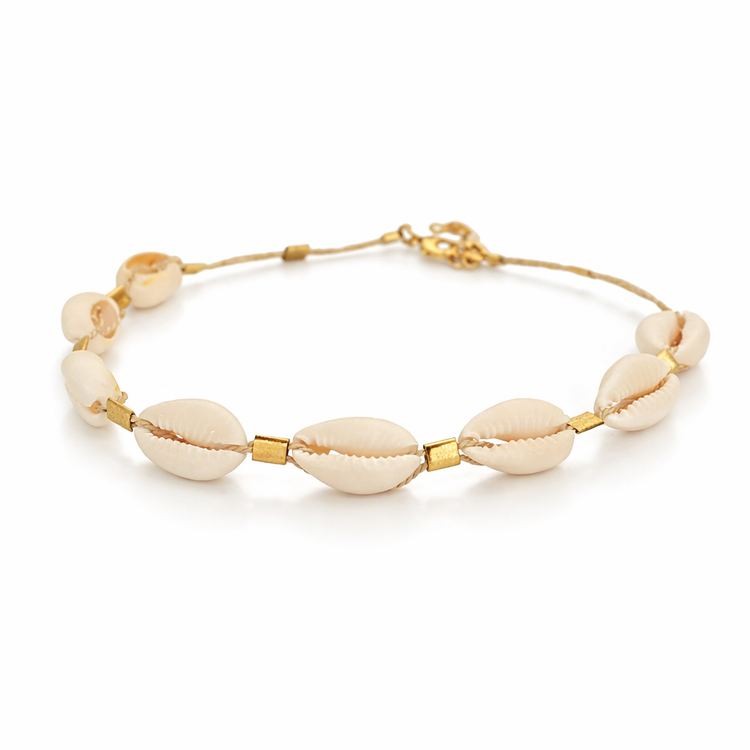 Ethereal Amazonia Coastal Shell Elegance Seashell Choker Necklace