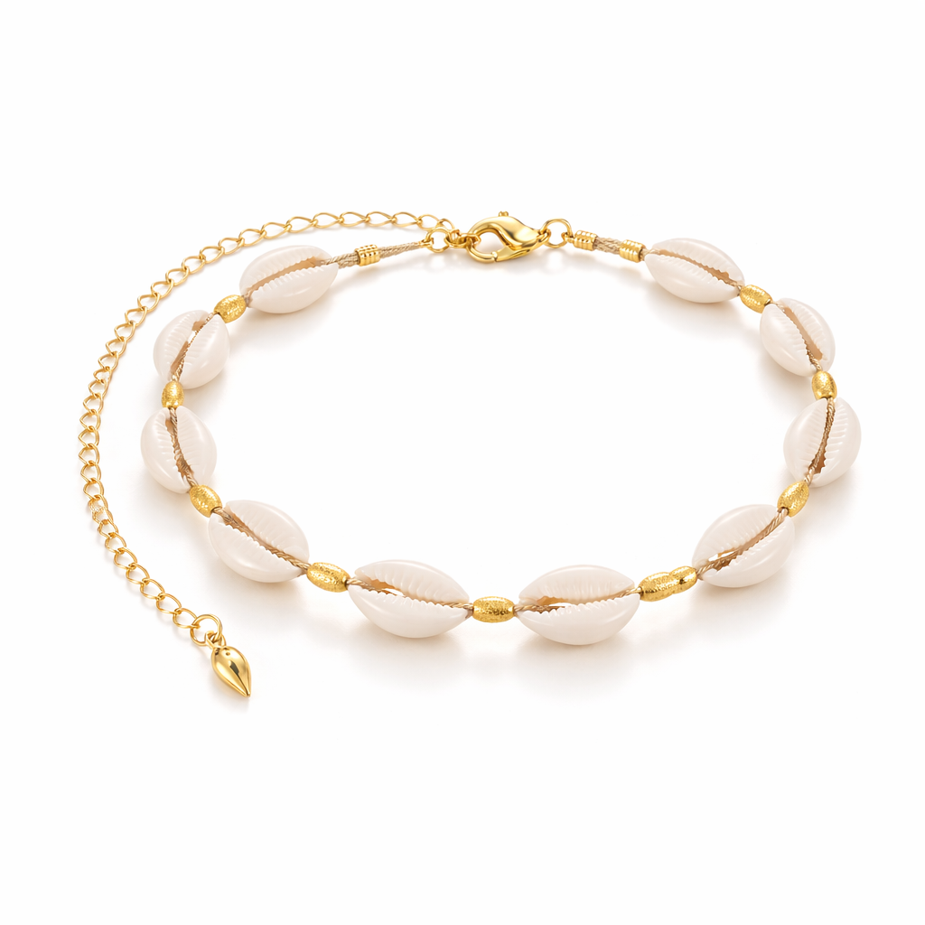 Ethereal Amazonia Coastal Shell Elegance Seashell Choker Necklace