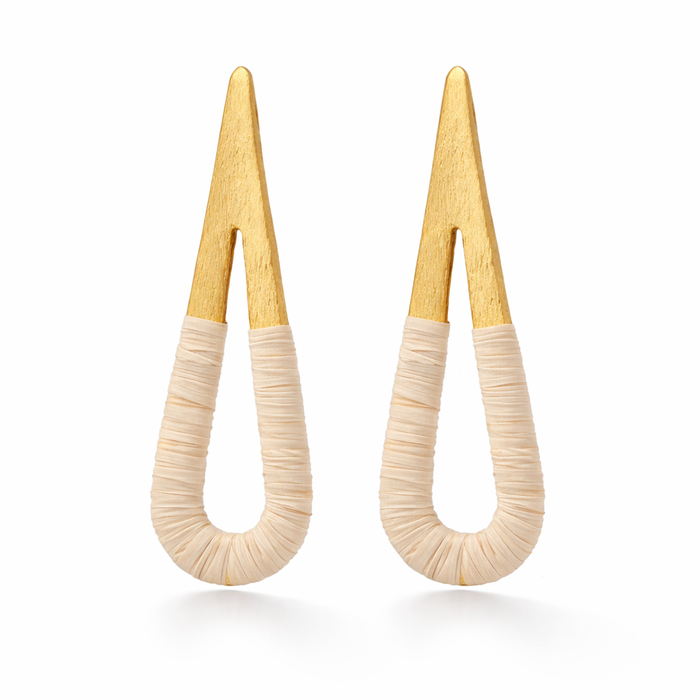 Rain Buriti drop earrings