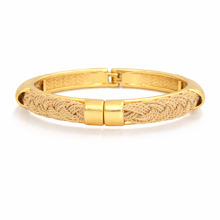 Ethereal Amazonia Braided Glow Buriti Bangle Bracelet