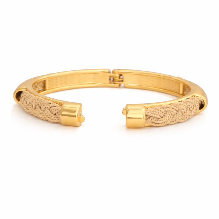 Ethereal Amazonia Braided Glow Buriti Bangle Bracelet