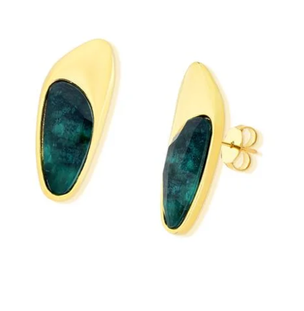 PureNature Ornaments Emerald Eternal Elegance Earrings