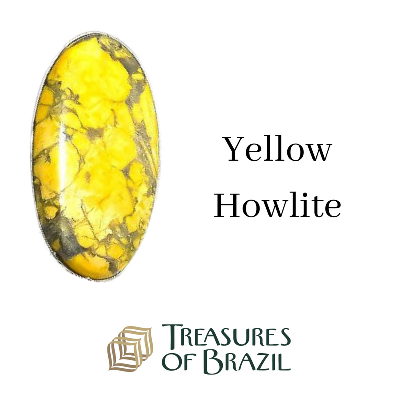 Yellow Howlite - Treasures of Brazil