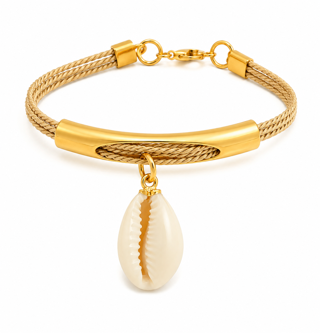 Ethereal Amazonia Sea Breeze Buriti Shell Bracelet