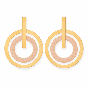 Ethereal Amazonia Power of the Sun Buriti Circle Earrings