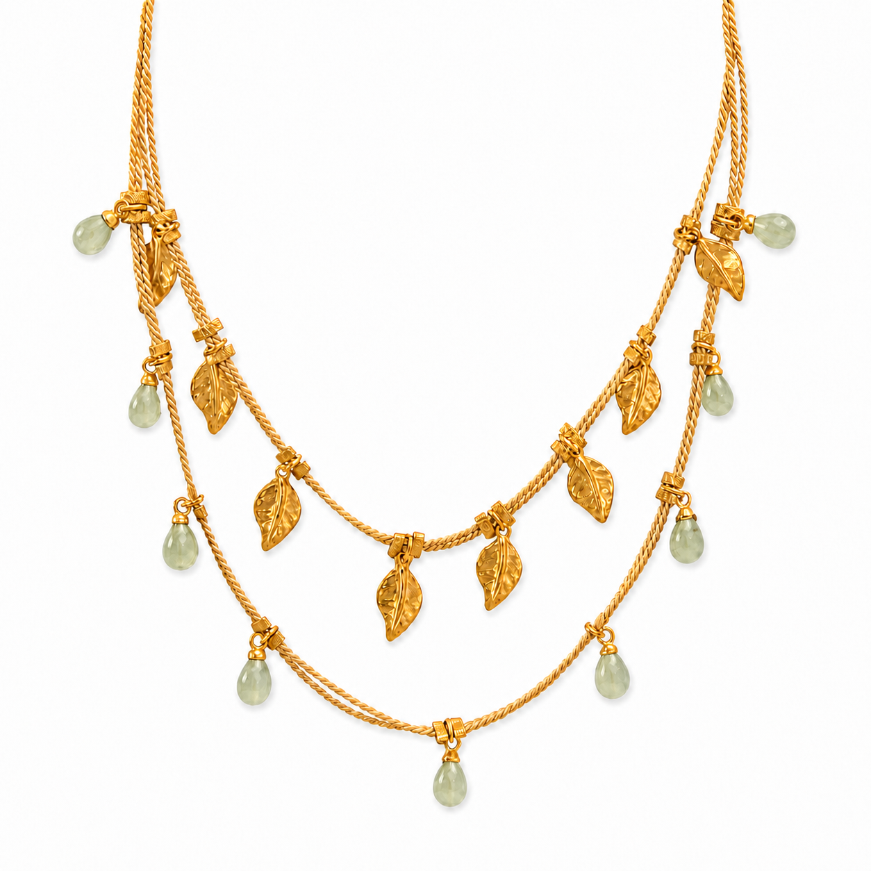 Ethereal Amazonia Elegant Buriti Necklace with Natural Stones – view 4