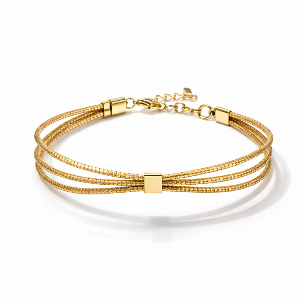 EarthWoven Golden Grass Mist Cuff Bracelet