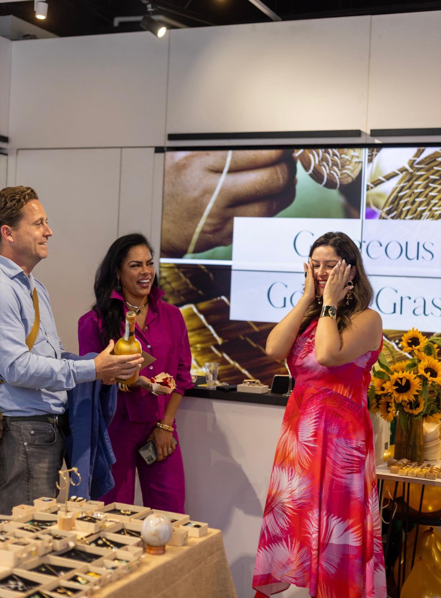 Daiane celebrating a milestone for Brazilian craftsmanship and Treasures of Brazil