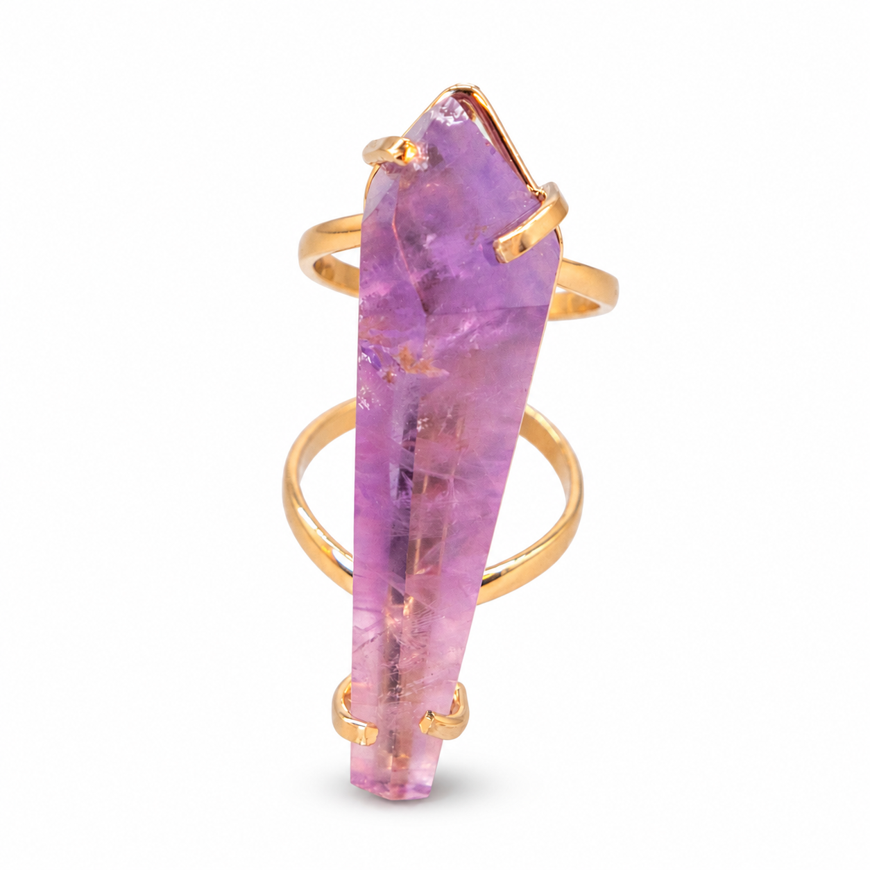 PearlFusion Arch Ring- Amethyst Wand