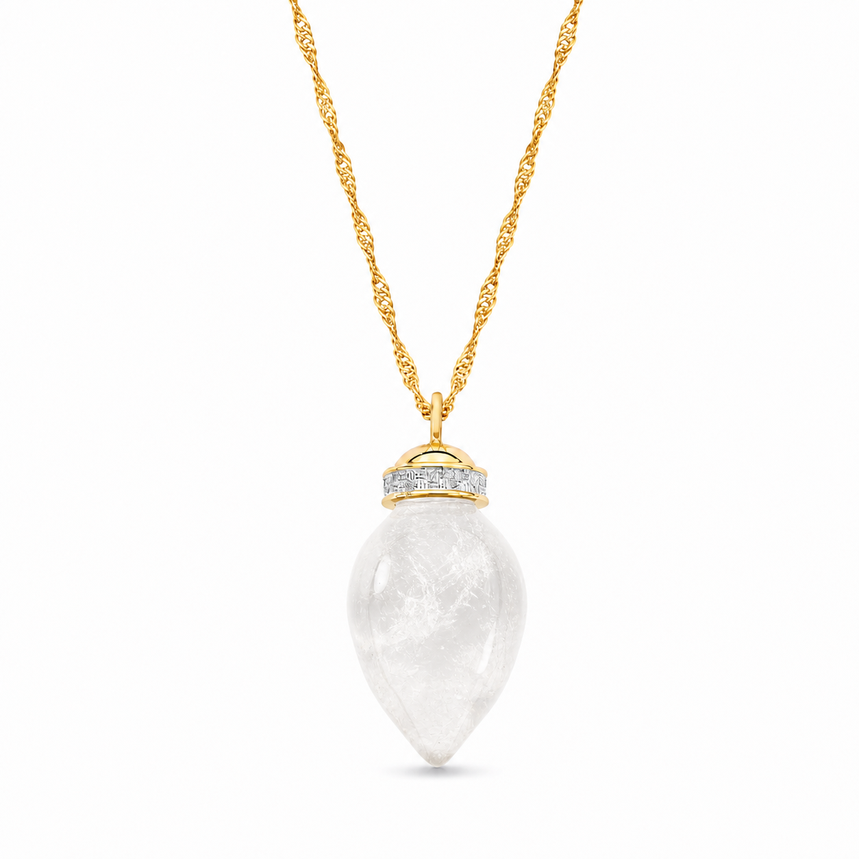 TerraFusion Gems Fairy Potion Amethyst Long Necklace – view 3