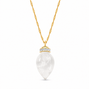 TerraFusion Gems Fairy Potion Amethyst Long Necklace – view 3
