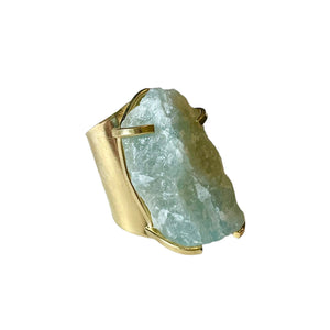 Aquamarine Cuff Rings Treasures of Brazil