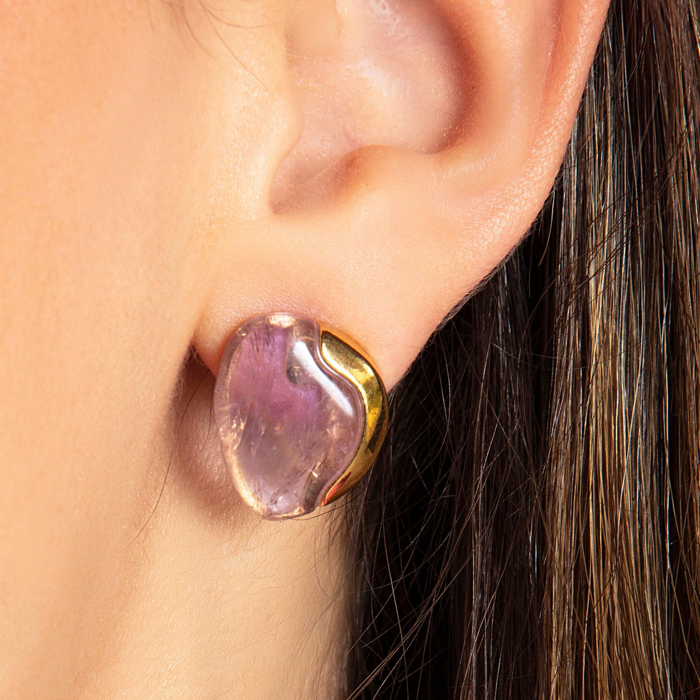 Ayla Earrings - Amethyst Treasures of Brazil