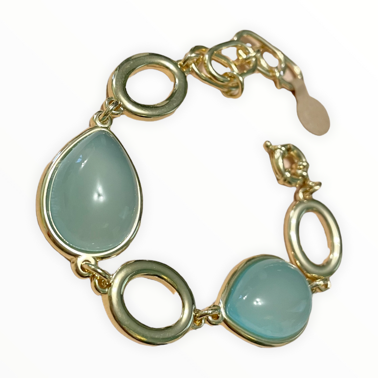 Blue Sky Agate Bracelet Treasures of Brazil
