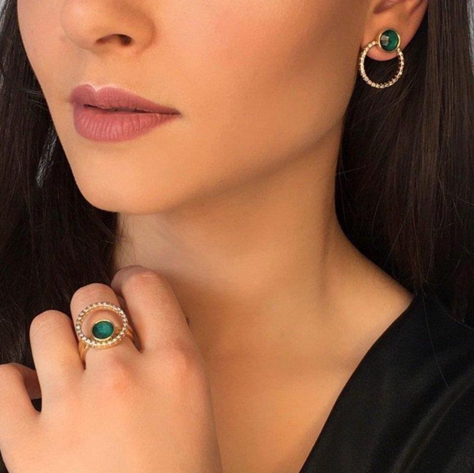 Earrings - Emerald Treasures of Brazil