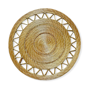 Golden Grass "Capim Dourado" Handcrafted Mandala Treasures of Brazil