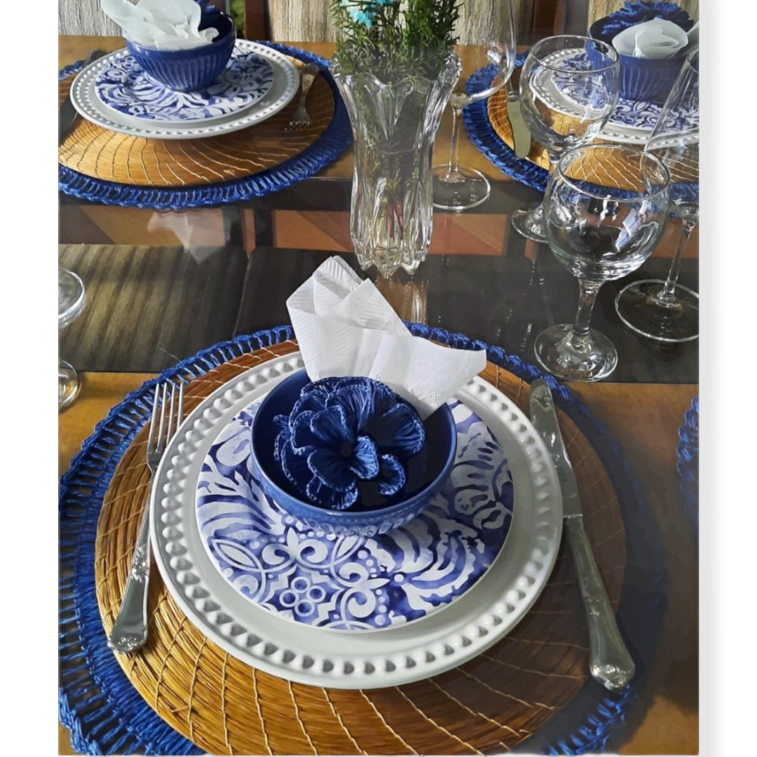 Golden Grass "Capim Dourado" Handcrafted Table Mats Treasures of Brazil