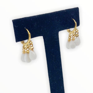 Leverback Earrings -Mother of Pearl Treasures of Brazil