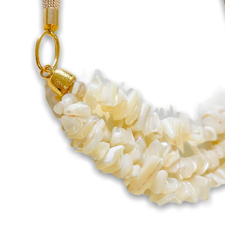 Mother of Pearl Long Necklace Treasures of Brazil