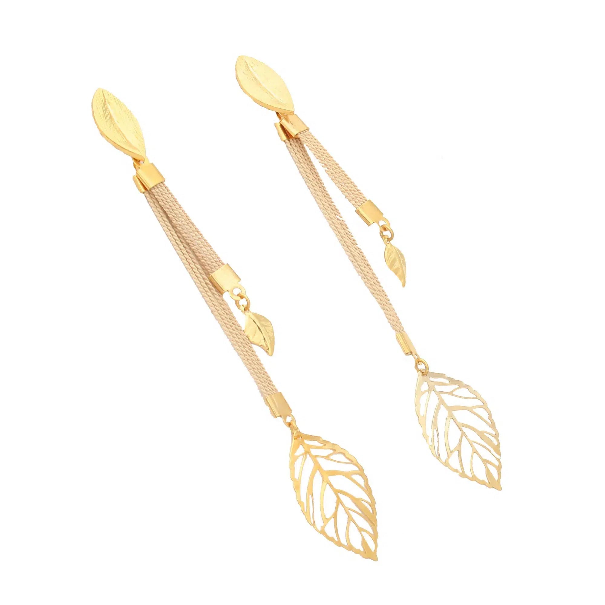 Leaf Shape Buriti Earrings