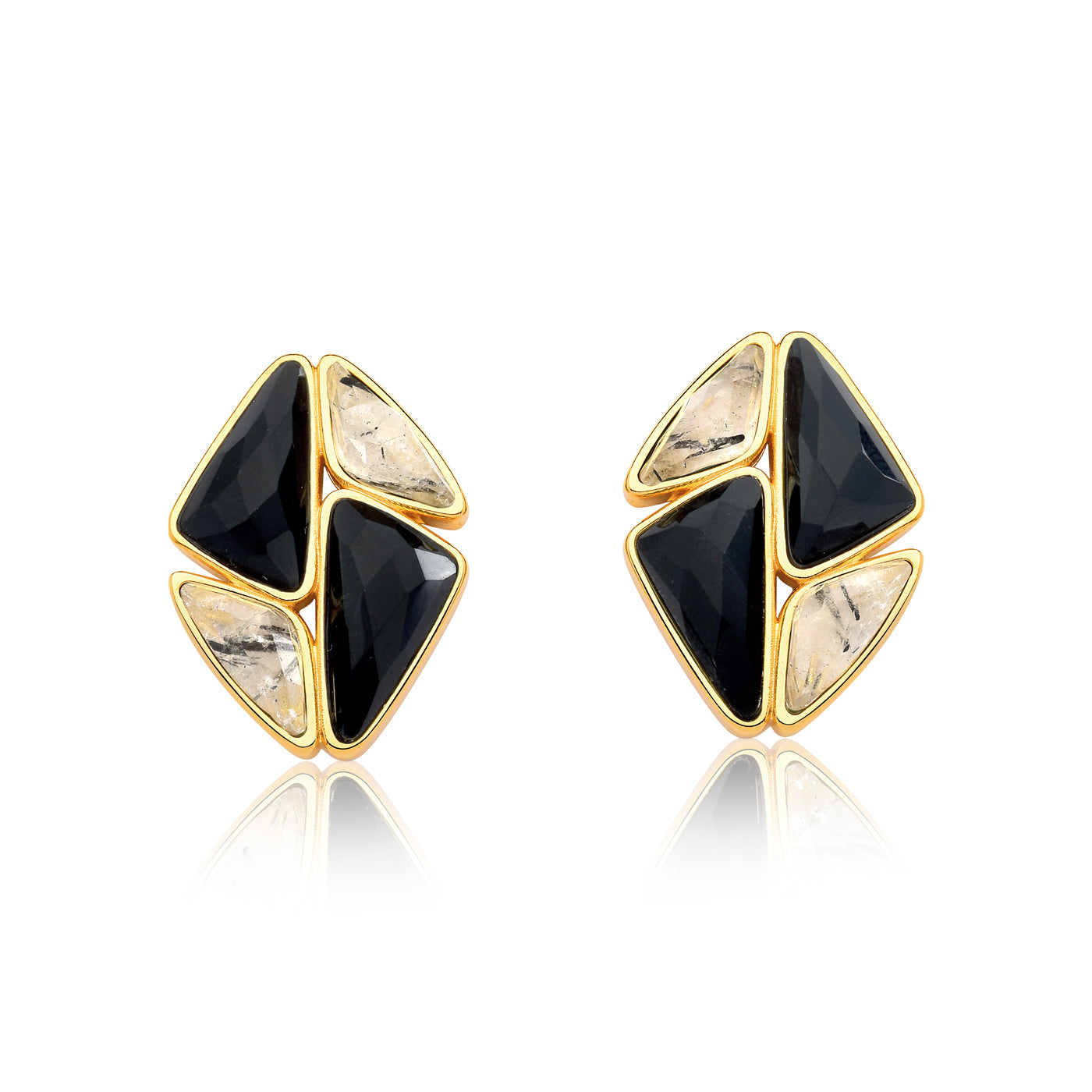 Obsidian Earrings - Ayla Collection